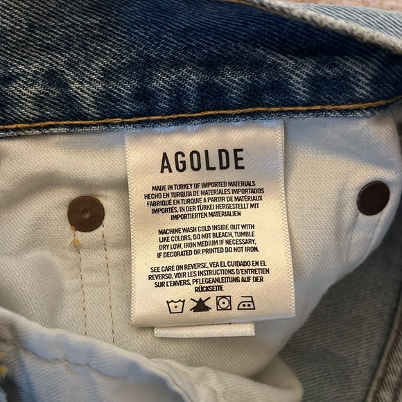 AGOLDE Parker long cutoff short - Picture 4 of 5